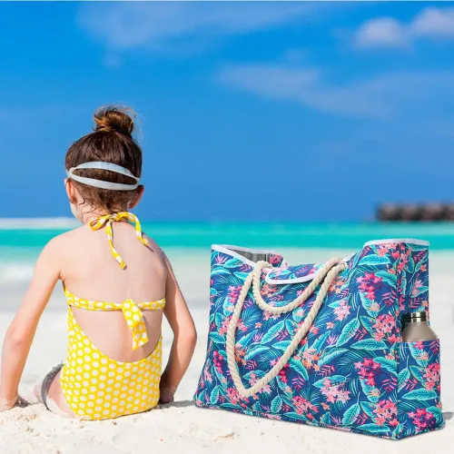 Vista 8 de CONTAIL Bolsa de mano de gran capacidad de 21.5 pulgadas con forro totalmente impermeable, convertible como bolsa húmeda y seca