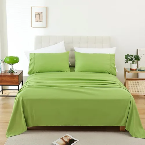 Vista 20 de Whitney Home Textile Juego de Sábanas Twin, Sábanas de Cama de Microfibra Suave de Hotel Tamaño Twin, Bolsillo Extra Profundo, Juego de Sábanas
