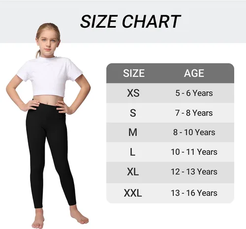 Vista 6 de Leggings de yoga activos para niñas con 2 bolsillos, pantalones de yoga para entrenamiento de niños para atletismo (paquete de 2)