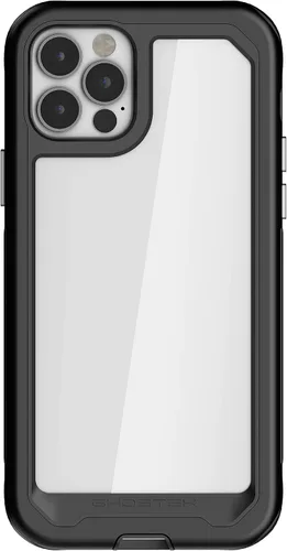 Vista 93 de Ghostek ATOMIC - Funda delgada para Galaxy S21 con parachoques de metal de aluminio y diseño trasero transparente, protección resistente que absorbe