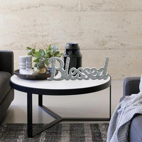Vista 5 de Cartel de "Blessed de granja" para mesa de 15 pulgadas