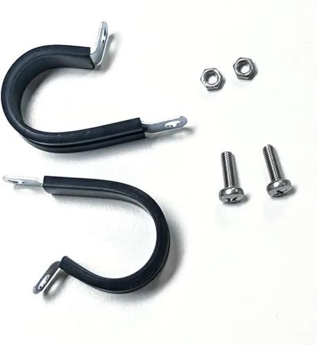 Vista 2 de Juego de soportes de montaje de abrazadera de matrícula delantera, compatible con VW Early Bug 1954-1967, GHIA 1956-1971