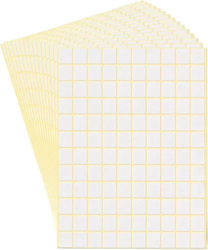 Vista 6 de dealzEpic - Etiquetas adhesivas de papel en blanco writable - 13x38mm