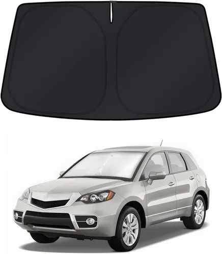 Vista 162 de KUST - Parasol plegable para parabrisas para BMW X1 E84, accesorios 2011 2012 2013 2014 2015, protector de visera de sol ajustable que bloquea