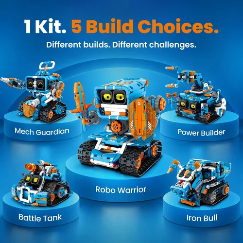 Vista 11 de Sillbird Kit de robot de construcción con control remoto, regalos STEM