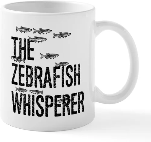 Vista 26 de CafePress I Speak Zebrafish - Taza de café de cerámica, taza de té de 11 onzas
