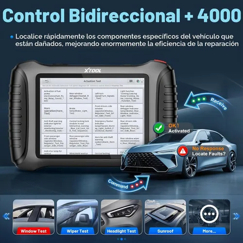 Vista 4 de XTOOL Herramienta de escaneo bidireccional de codificación ECU IP900
