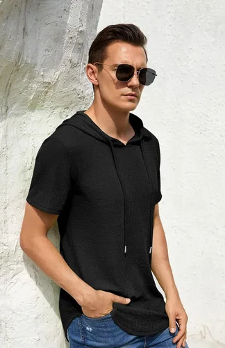 Vista 5 de Sailwind Sudadera ligera con capucha de punto gofre para hombre
