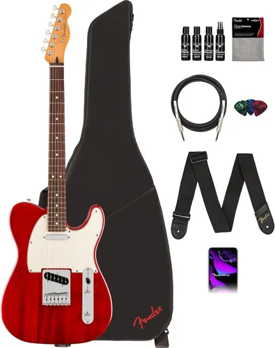 Vista 16 de Fender Player II Modified Telecaster - Paquete de ráfaga de 3 tonos con estuche, correa, cable, juego de púas de 3 piezas y kit de limpieza
