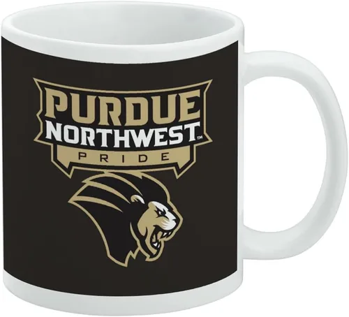 Vista 392 de Taza de cerámica con el logotipo principal de la Universidad Rider, taza de regalo novedosa para café, té y bebidas calientes, 11oz, blanca