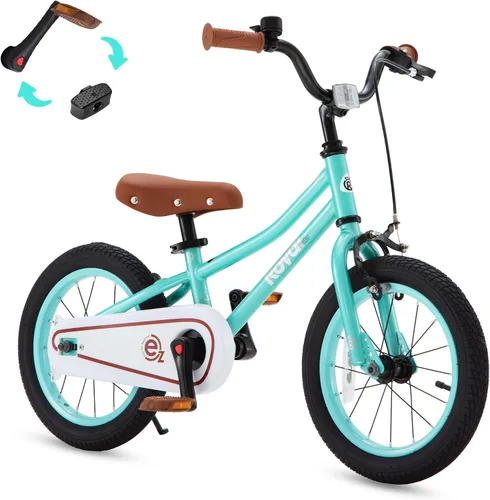 Vista 7 de RoyalBaby - Bicicleta para niños, Terra EZ, bicicleta convertible de equilibrio a pedal, 14, 16 y 18 pulgadas, fácil de aprender a equilibrar