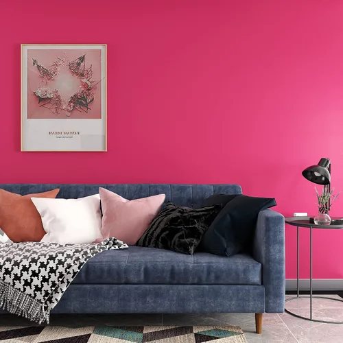 Vista 8 de VEELIKE Papel tapiz rosa magenta para pegar y despegar, papel de contacto rosa para escritorio, armarios, cajones, paredes, 15.7 x 118 pulgadas