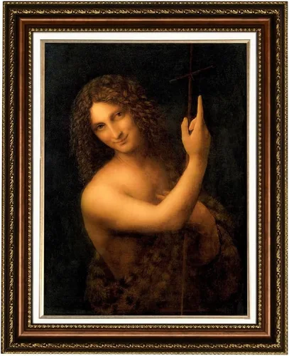 Vista 18 de ELITEART -La Belle Ferronnière por Leonardo DaVinci Reproducción de pintura al óleo Giclée de arte de pared impresiones en lienzo tamaño marcado: 29