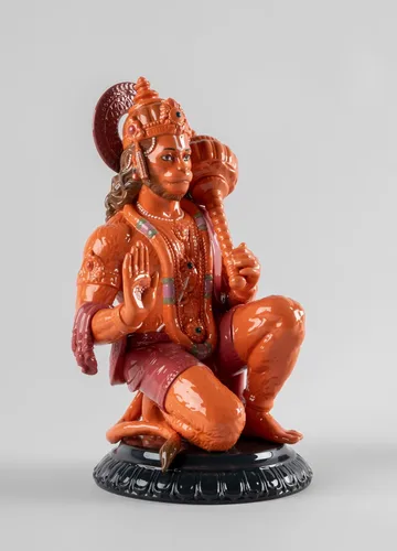 Vista 5 de LLADRO 01009557 Hanuman (naranja)