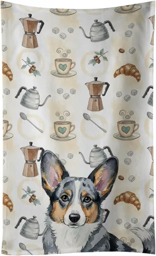 Vista 40 de Caroline's Treasures Afghan Hound - Toalla de cocina para barra de café, terciopelo frontal y lazo de algodón, lavable a máquina Sabueso afgano