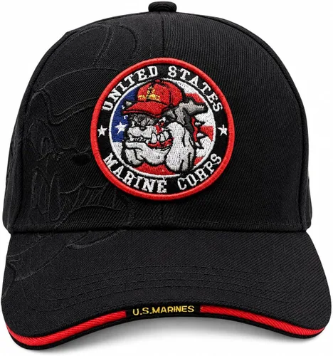 Vista 6 de Sombrero del Cuerpo de Marines de los Estados Unidos para hombre, gorra de béisbol militar oficial de la USMC, regalo para veteranos de los marines