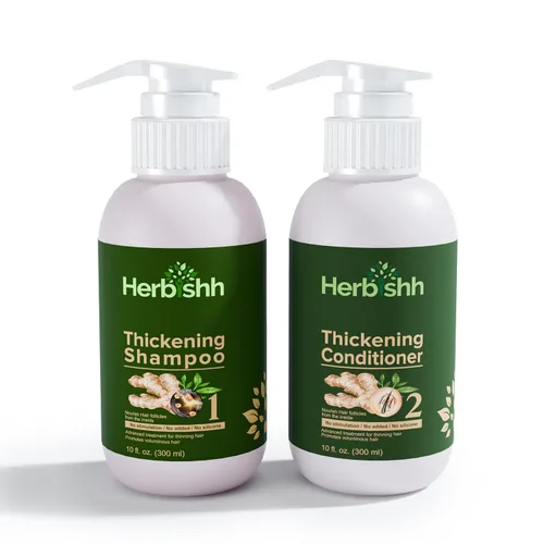 Vista 9 de Herbishh Champú y acondicionador espesante Vitalizador capilar Aceite de esencia para el crecimiento del cabello Previene la pérdida