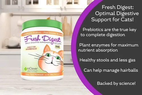Vista 4 de In Clover Fresh Digest - Ayuda digestiva diaria y apoyo inmunológico para gatos