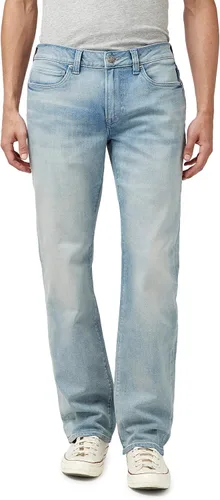 Vista 2 de Buffalo David Bitton Jeans de pierna recta relajada para hombre con tela elástica, Índigo Sp23