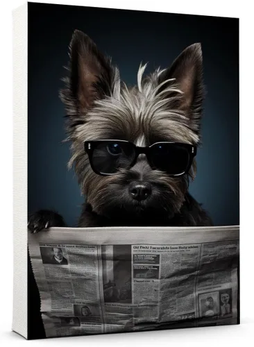 Vista 177 de Thuan Affenpinscher - Póster de lienzo con tus fotos, arte de pared para decoración del hogar, regalo conmemorativo para amantes de las mascotas