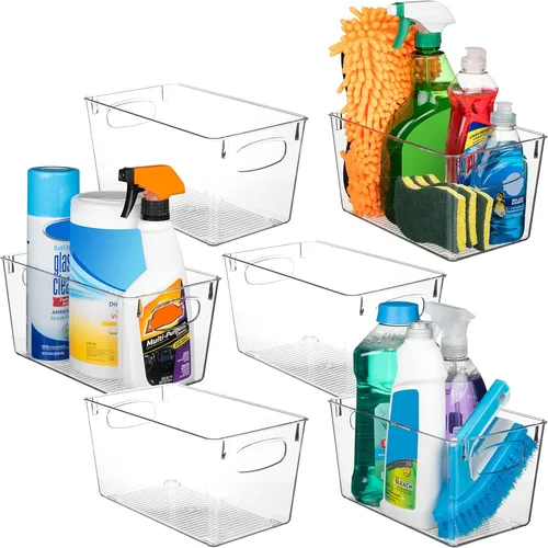 Vista 8 de ClearSpace Contenedores de Almacenamiento de Plástico Transparente – Organización y Almacenamiento Perfecto para Cocina o Despensa – Organizador