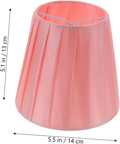 Vista 2 de SHERCHPRY 2 piezas de clip para lámpara de repuesto de tela plisada para lámparas de piso de mesa y mesita de noche, accesorio decorativo fácil