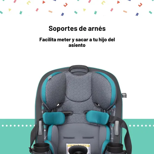 Vista 7 de Asiento de coche convertible Disney Grow and Go, orientado hacia atrás de 2.3-18 kg, orientado hacia adelante de 14-29 kg, refuerzo de 18-45 kg, se