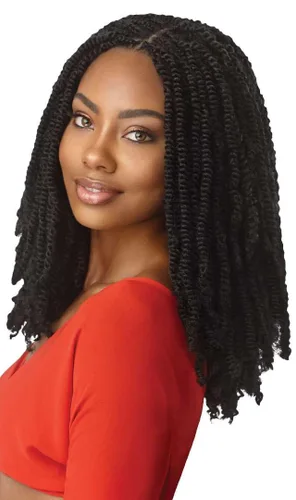 Vista 3 de Outre X-Pression Trenza Sintética - 3X SPRINGY AFRO TWIST 16 (2T1B/27)
