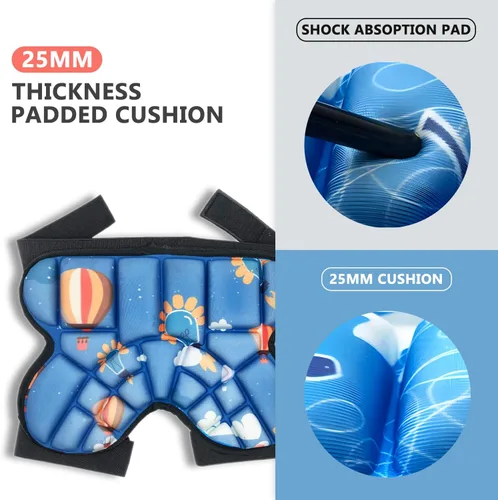 Vista 3 de Kids Butt Pad for Skating Ski Snowboarding Roller Skate