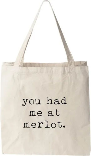 Vista 24 de Moonlight Makers 100% Cotton Canvas, Natural Tote Bag, Full-Color Tote, Funny Design - Beverage