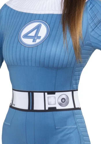 Vista 8 de Disfraz de Mujer Mujer Invisible de los Cuatro Fantásticos en Traje Zentai Multicolor