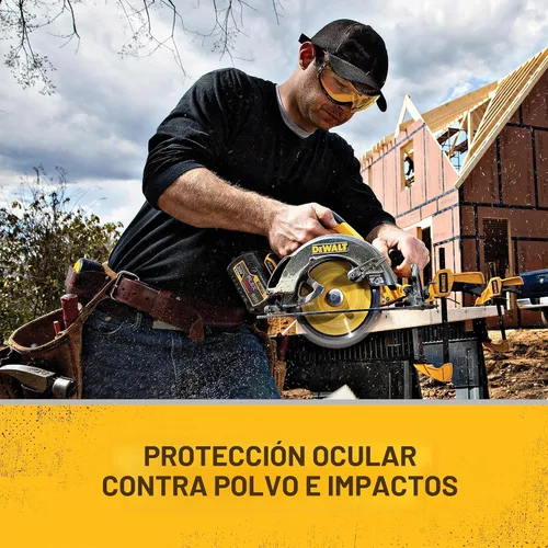 Vista 6 de Dewalt DPG82 Concealer - Gafas de seguridad antivaho de doble molde - 1 par