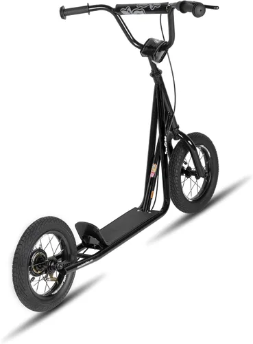 Vista 9 de JOYSTAR Patinete para niños de 5 a 9 años de edad, ruedas grandes de 12 pulgadas para niños, adolescentes y adultos, freno trasero y manubrio