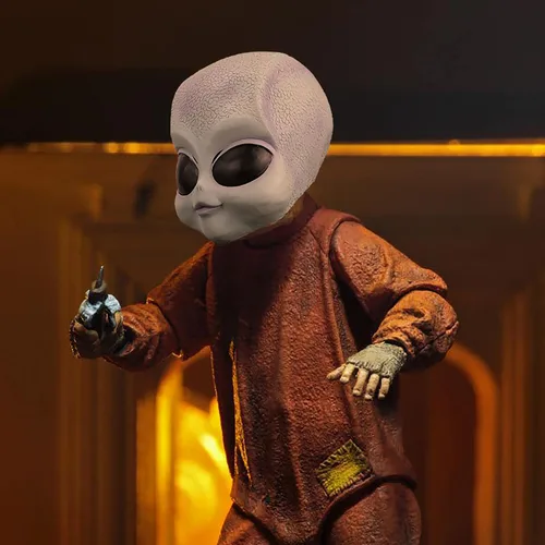 Vista 8 de ifkoo Máscara realista de látex para bebé alienígena, disfraz de Halloween para adultos, color azul (Alien)