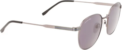 Vista 8 de Lacoste L251S - Gafas de sol ovaladas color gris plomizo oscuro talla única Semimatte Dark Gunmetal