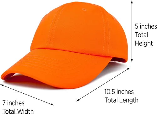 Vista 13 de DALIX Gorra de béisbol para papá, lisa, para hombre, mujer, algodón, ajustable, en blanco, sin estructurar, suave