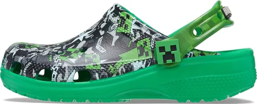 Vista 7 de Crocs Zuecos clásicos unisex de Minecraft para niños