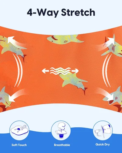 Vista 128 de maamgic Traje de baño para niños con forro de compresión elástico para niño