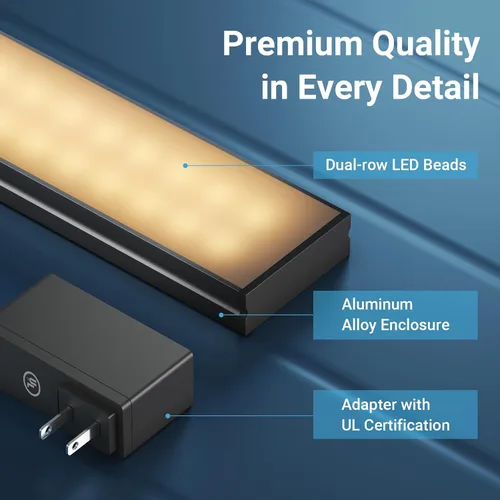 Vista 4 de VIPEK V5LC - Perchero resistente cubierto con luz LED regulable de 3000 K, blanco cálido, armario portátil independiente para colgar ropa, negro