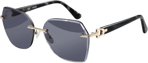Vista 7 de ZENOTTIC Lentes de sol sin montura de gran tamaño para mujer, diseño geométrico de corte de diamante, lentes degradados, protección UV, tonos de moda