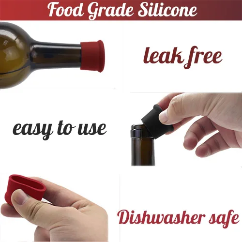 Vista 4 de 8 divertidos tapones de vino, regalos para amantes del vino para mujeres, accesorios de vino para amantes del vino, divertidos tapones de vino
