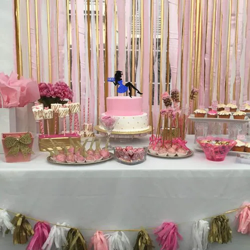 Vista 5 de 1 paquete de decoración para tarta de graduación para niña, con purpurina, para diploma, decoración para adultos mayores 2026, para niñas, escuela
