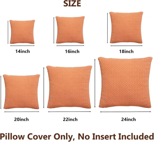 Vista 2 de Yoovat Fundas de Almohadas Decorativas Fundas de Cojines para Sofá Resistentes al Desgaste Elásticas Universales para Sofá Decoración del Hogar