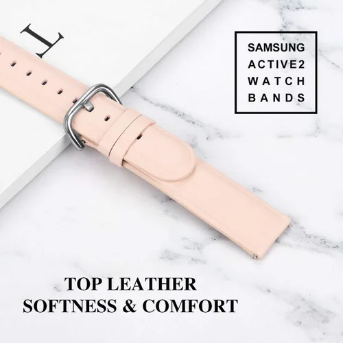 Vista 3 de 200 correas compatibles con Fossil Julianna Hr, correa de repuesto de piel auténtica suave clásica para Fossil Julianna HR/Fossil Carlyle Smartwatch