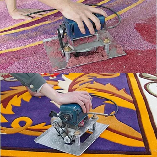 Vista 6 de Máquina de corte plana portátil para alfombra 500w 220v