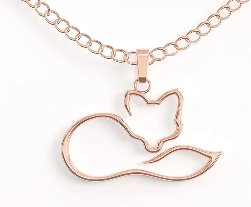 Vista 6 de Happy Kisses Collar de zorro Colgante con mensaje "Stay Clever" Bonito regalo para cualquier mujer o niño que ama a los zorros, 18", Metal