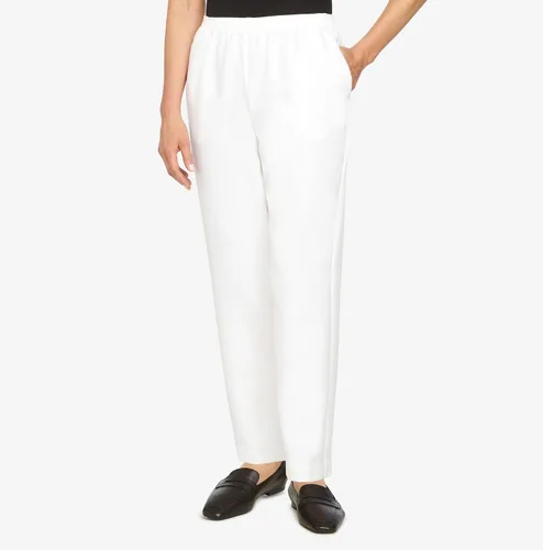Vista 6 de Alfred Dunner Pantalones cortos de poliéster con cintura elástica para mujer