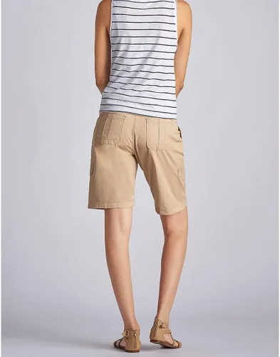Vista 2 de Lee Beatrix bermuda Avey con cintura tejida de calce holgado para mujer