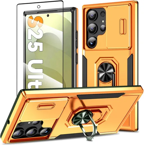 Vista 24 de Funda magnética para Samsung Galaxy Note 20 Ultra con soporte de anillo [con protector de pantalla] [Compatible con carga inalámbrica MagSafe] Funda