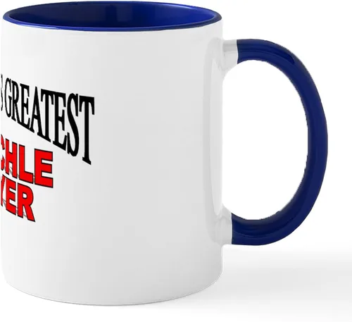 Vista 21 de CafePress Euchre Champ Mugs Taza de café de cerámica de 11 oz (11.0 fl oz)